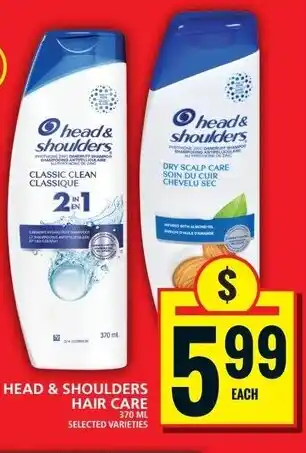 Food Basics Head & shoulders hair care offer