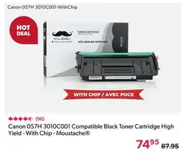 Shopper+ Canon 057H 3010C001 Compatible Black Toner Cartridge High Yield - With Chip - Moustache offer