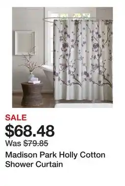 Bed Bath & Beyond Madison Park Holly Cotton Shower Curtain offer