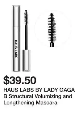 Sephora HAUS LABS BY LADY GAGA B Structural Volumizing and Lengthening Mascara offer