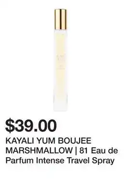 Sephora KAYALI YUM BOUJEE MARSHMALLOW | 81 Eau de Parfum Intense Travel Spray offer