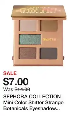 Sephora SEPHORA COLLECTION Mini Color Shifter Strange Botanicals Eyeshadow Palette offer