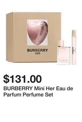 Sephora BURBERRY Mini Her Eau de Parfum Perfume Set offer