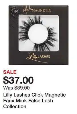 Sephora Lilly Lashes Click Magnetic Faux Mink False Lash Collection offer