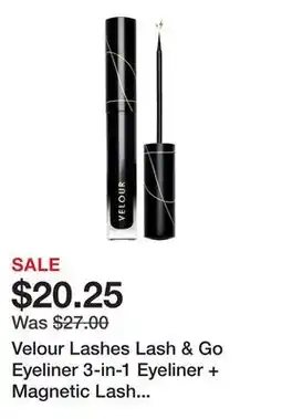 Sephora Velour Lashes Lash & Go Eyeliner 3-in-1 Eyeliner + Magnetic Lash Adhesive offer