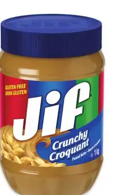 Walmart Jif Creamy or Crunchy Peanut Butter offer