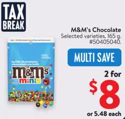 Walmart M&M'S Chocolate offer