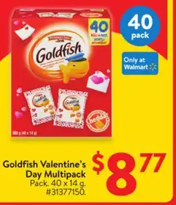 Walmart Goldfish Valentine Day Multipack offer