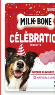 Walmart Milkbone Celebration 300 g Dog Biscuits offer