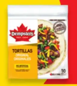 Walmart Dempster's 7 or 10 Tortillas offer