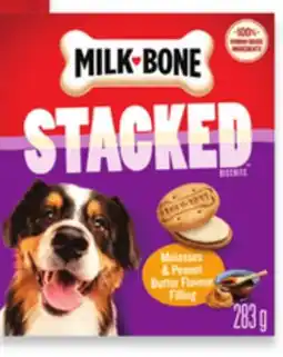 Walmart Milk-Bone Stacked 283 g Dog Biscuits offer