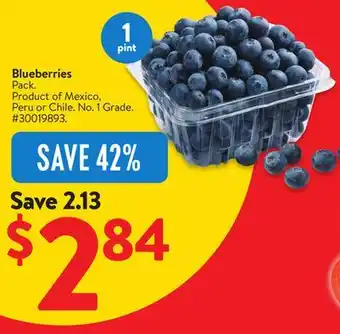 Walmart Blueberries offer