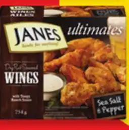 Walmart Janes Ultimates Chicken Wings offer