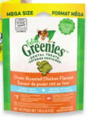 Walmart Greenies Cat Treats 130 g offer