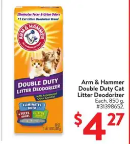 Walmart Arm & Hammer Double Duty Cat Litter Deodorizer offer