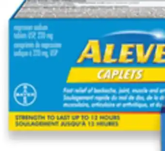 Walmart Aleve Caplets 100s offer