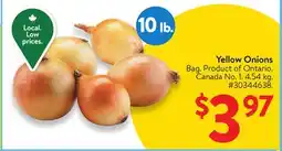 Walmart Onions Yellow offer