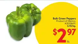 Walmart Bulk Green Peppers offer