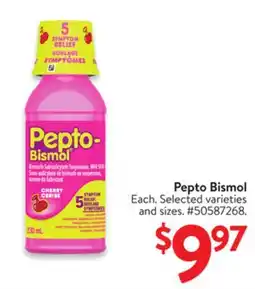 Walmart Pepto Bismol offer