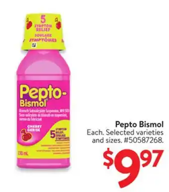 Walmart Pepto Bismol offer