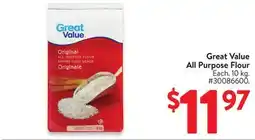 Walmart Great Value All Purpose Flour offer