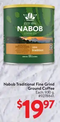 Walmart Nabob Traditional Fine Grind Ground Coffee offer