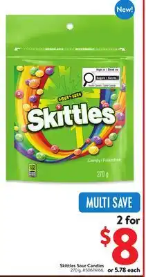 Walmart Skittles Sour Candies offer