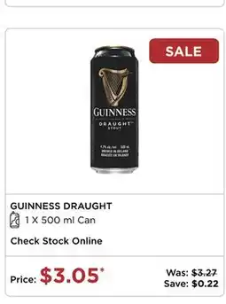 The Beer Store Guinness Draught offer