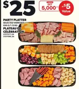 Independent Grocer PARTY PLATTER, 696 G/1.15 KG offer