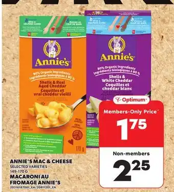 Independent Grocer ANNIE'S MAC & CHEESE, 149-170 G offer