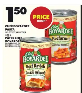 Independent Grocer CHEF BOYARDEE PASTA, 425 G offer