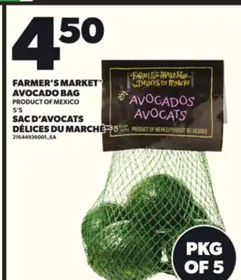 Independent Grocer FARMER'S MARKET AVOCADO BAG, 5'S offer