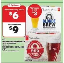 Independent Grocer PC DE-ALCOHOLIZED BEER, 12X355 ML offer