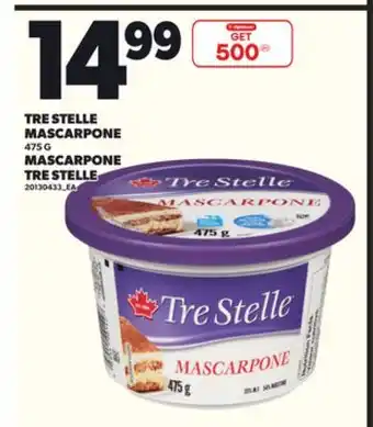 Independent Grocer TRE STELLE MASCARPONE, 475 G offer