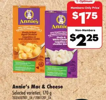 No Frills Annie's Mac & Cheese, 170 g offer