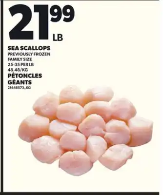 Independent Grocer SEA SCALLOPS, 25-35 PER LB offer