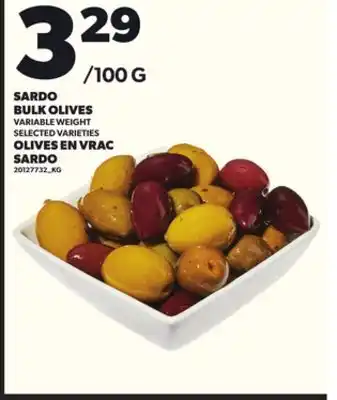 Independent Grocer SARDO BULK OLIVES offer