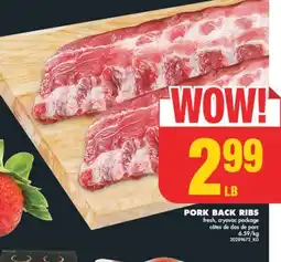 No Frills PORK BACK RIBS offer