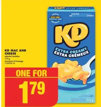 No Frills KD MAC AND CHEESE, 175 G offer