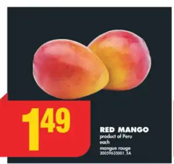 No Frills RED MANGO offer