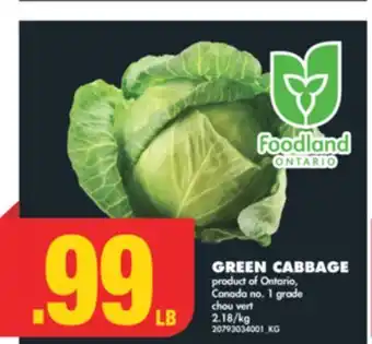 No Frills GREEN CABBAGE offer