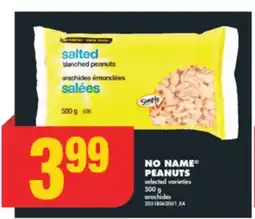 No Frills NO NAME PEANUTS, 500 G offer