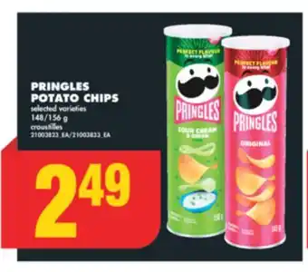 No Frills PRINGLES POTATO CHIPS, 148/156 G offer