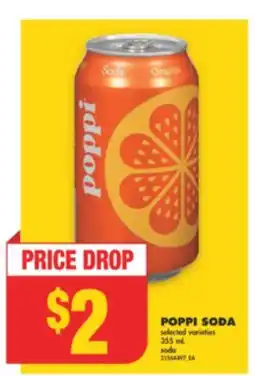 No Frills POPPI SODA, 355 mL offer