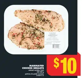 No Frills MARINATED CHICKEN BREASTS, 350-500 G offer