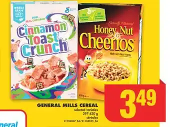 No Frills GENERAL MILLS CEREAL, 297-430 g offer