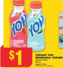 No Frills YOPLAIT YOP DRINKABLE YOGURT offer