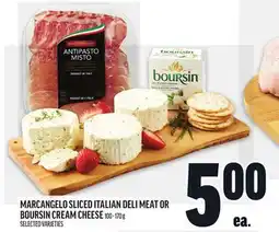 Metro MARCANGELO SLICED ITALIAN DELI MEAT OR BOURSIN CREAM CHEESE offer