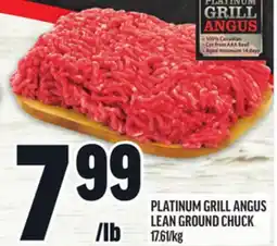 Metro PLATINUM GRILL ANGUS LEAN GROUND CHUCK offer