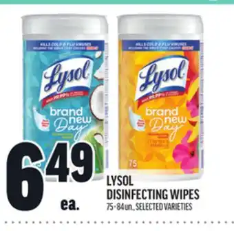 Metro LYSOL DISINFECTING WIPES offer